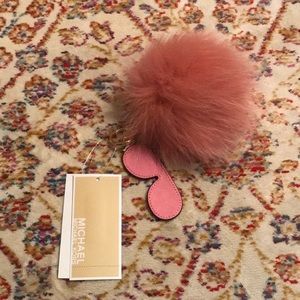 Michael Kors Pom Pom keychain